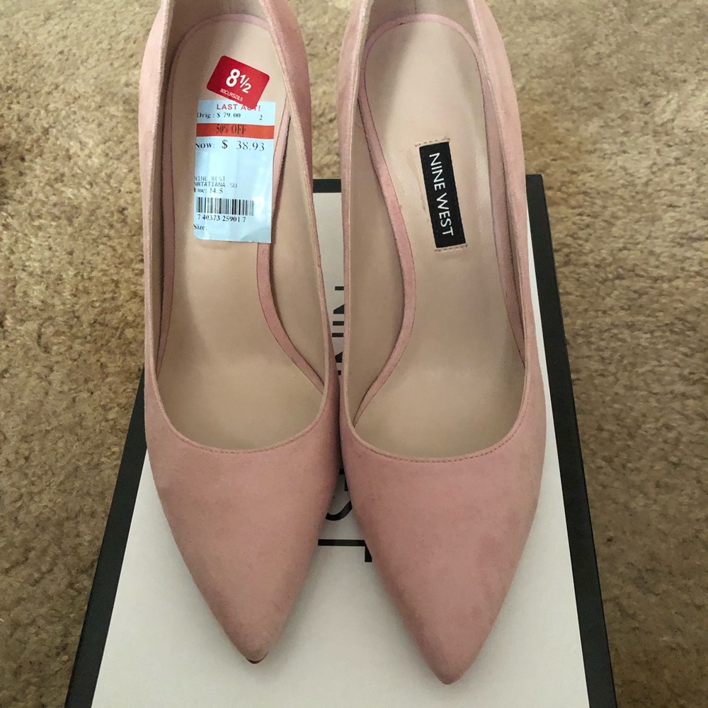 Nine West Tatiana Light Pink Suede
